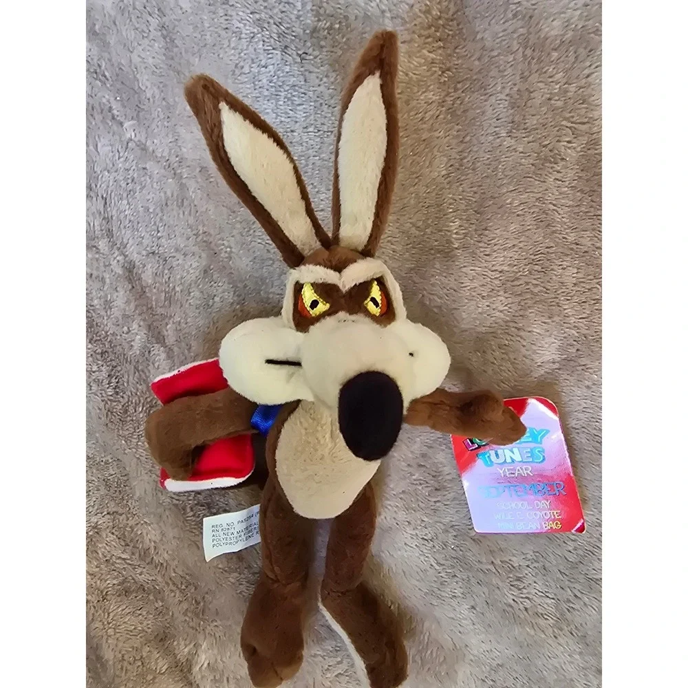 Warner Bros Studio Store 1999 Looney Tunes Wile E Coyote School Day Plush Sept